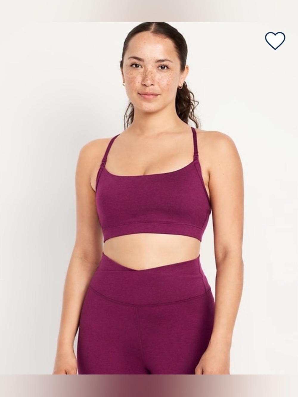 Maternity Light Support CloudComfy Sports Bra - Old Navy - Small - Picture 1 of 9